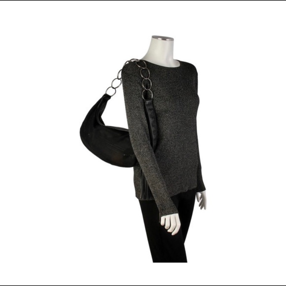 SOLD π Chanel Vintage Mesh and Leather Tassel Bag - Picture 2 of 13